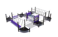 Детский игровой комплекс Полоса препятствий 'Эко-play' ПП.ЭП002