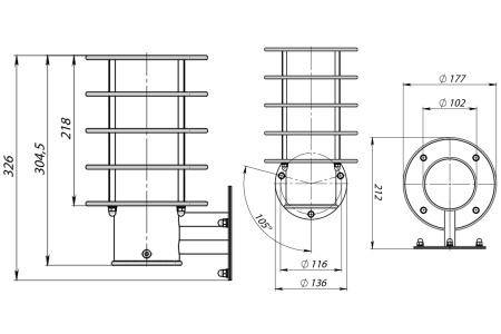 Светильник МАЯК НАКЛАДНОЙ LE-СБУ-39-010-1878-67Д – №7