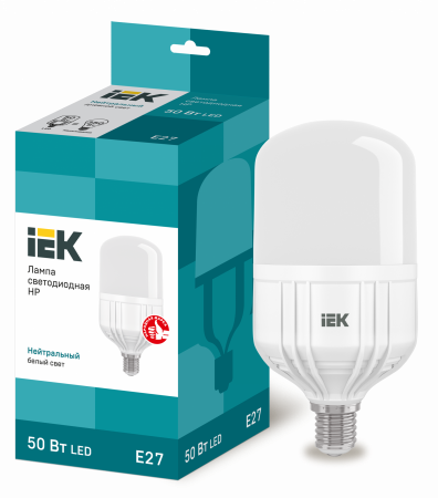 Лампа светодиодная HP 50Вт 230В 4000К E27 IEK – №1