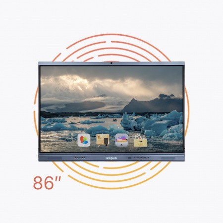 Интерактивная панель AnTouch ANTP-86-20icG2.1 86",  ANDROID 11, 8 Гб / 128 Гб, 4К, 1200:1, 400 лм, Type-С, Miracast, Dlna, AirPlay, WI-FI, камера 13 Мп, встроенный микрофонный массив – №2